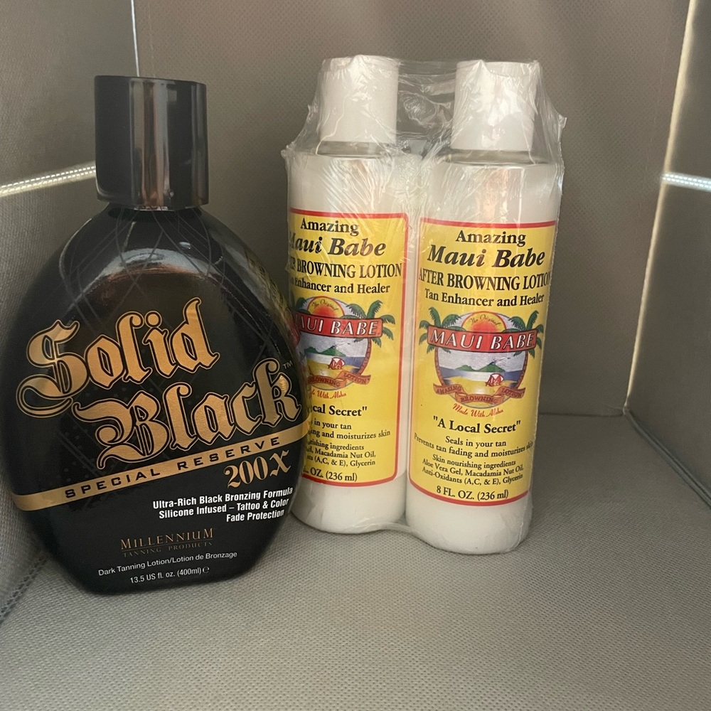 Tanning lotion bundle